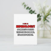 腎科おもしろい学者…非常に可能性の低い ポストカード (スタンド正面)