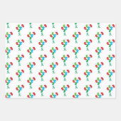 腎移植カラフル ラッピングペーパーシート (正面)