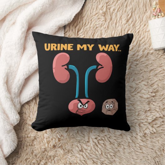 腎結石を克服した手術おもしろい回復ユーモア クッション (ブランケット)