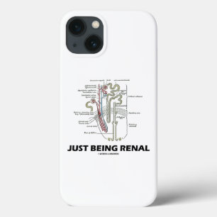 腎腎ネフロンの解剖学的ユーモアである iPhone 13ケース