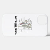 腎腎ネフロンの解剖学的ユーモアである Case-Mate iPhoneケース (裏面 (横))