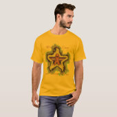 腎臓がんウィッシュスターメンズタイダイTシャツ Tシャツ (正面フル)