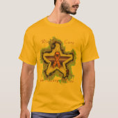 腎臓がんウィッシュスターメンズタイダイTシャツ Tシャツ (正面)