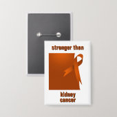 腎臓がんボタンよりも強い 缶バッジ (正面/裏面)