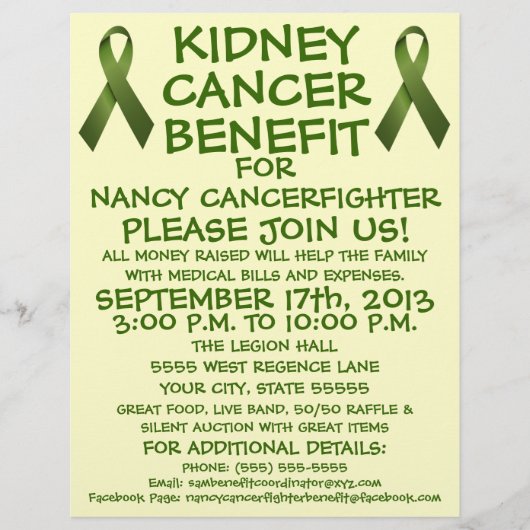 腎臓がん特化漫画チラシ チラシ (正面)