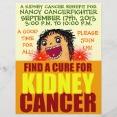 腎臓がん特化漫画チラシ チラシ (裏面)