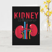 腎臓のささやき面白い透析技師 ネフロ カード (黄色い花)