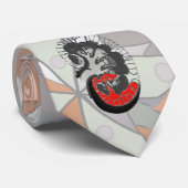 腎臓のデザインのNephrologistの抽象芸術のタイ ネクタイ (ロール)