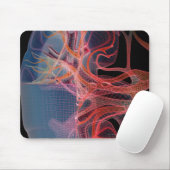 腎臓の内部のWireframe マウスパッド (マウス)