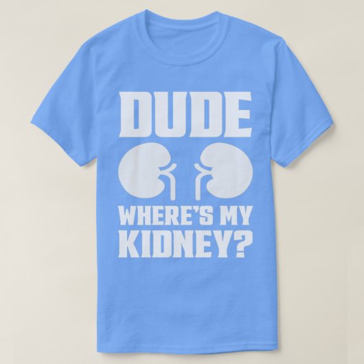 腎臓の手術がおもしろい上手くなる奴 Tシャツ (デザイン正面)