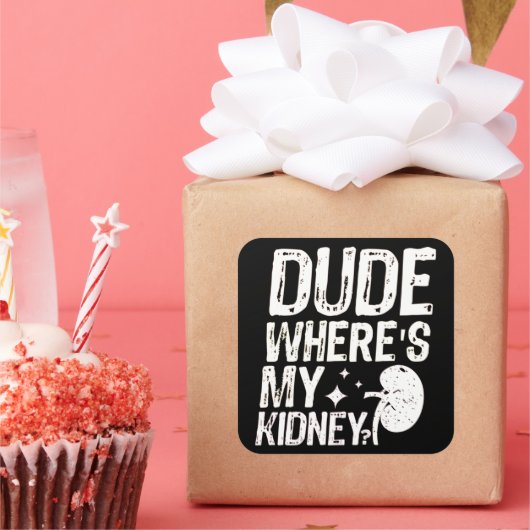 腎臓の手術が順調に進む奴 スクエアシール (パーティー)