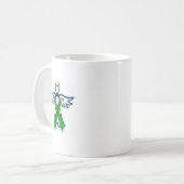 腎臓の提供者の天使 コーヒーマグカップ (正面左)