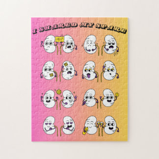 腎臓の臓器提供_共有My Spare_11x14 ジグソーパズル