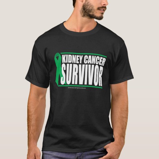腎臓の蟹座の生存者 Tシャツ (正面)