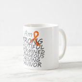 腎臓の蟹座私は強い生存者です コーヒーマグカップ (正面右)
