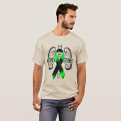 腎臓を強く - 腎臓疾患啓発Tシャツ Tシャツ (正面フル)
