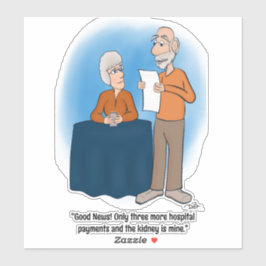 腎臓カードのカスタムシール シール