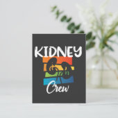 腎臓クルー透析ナース腎臓病腎治療部 サンキューカード (スタンド正面)