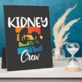 腎臓クルー透析ナース腎臓腎臓分隊 フォトプラーク (側面)