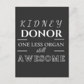 腎臓ドナーに感謝 ポストカード (正面)