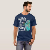 腎臓ドナー移植看護師透析技師 Tシャツ (正面フル)