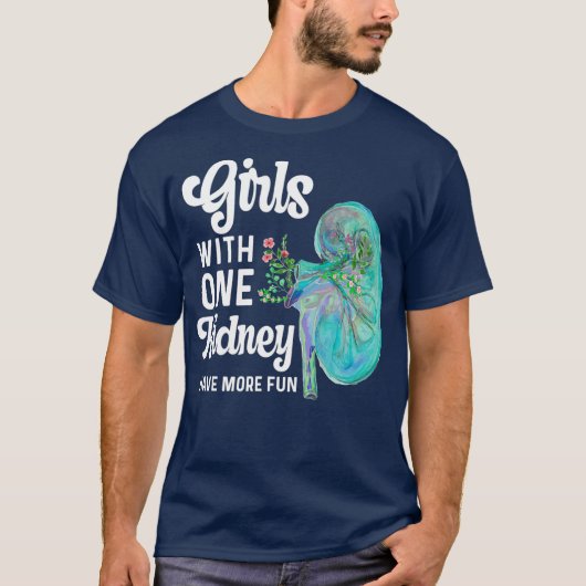 腎臓ドナー移植看護師透析技師 Tシャツ (正面)