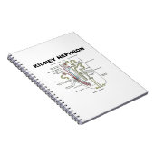 腎臓ネフロン(グレーの解剖学の教科書) ノートブック (右側)