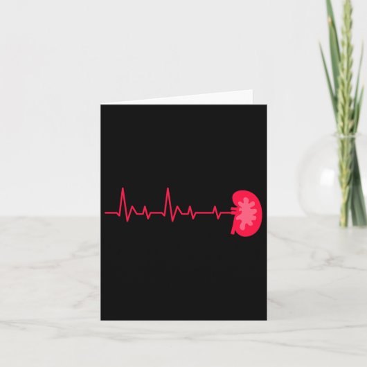 腎臓供与体 – Ekg心拍腎疾患患者 カード (正面)
