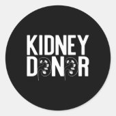 腎臓器疾患ミーム ラウンドシール (正面)