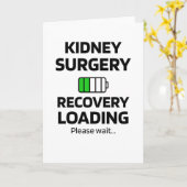 腎臓外科の回復 |腎臓移植ギフト カード (黄色い花)