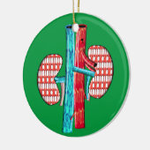 腎臓学アート腎デザイン セラミックオーナメント (左)