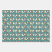 腎臓学アート腎デザイン ラッピングペーパーシート (正面)