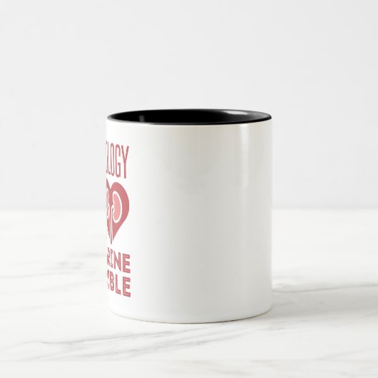 腎臓学ナースが尿のトラブルに備えて ツートーンマグカップ (中央)