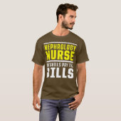 腎臓学ナース透析看護RN _46 Tシャツ (正面フル)