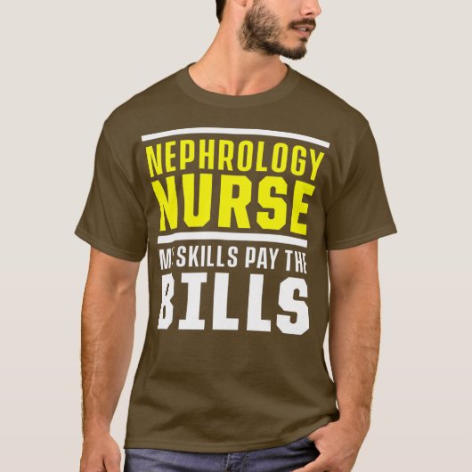 腎臓学ナース透析看護RN _46 Tシャツ (正面)