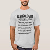 腎臓学者 Tシャツ (正面)