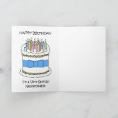 腎臓専門医 誕生日おめでとう カード (内部)
