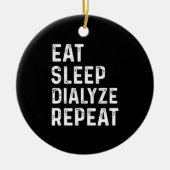 腎臓技術腎臓病患者への透析ギフト セラミックオーナメント (正面)
