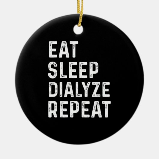 腎臓技術腎臓病患者への透析ギフト セラミックオーナメント (正面)