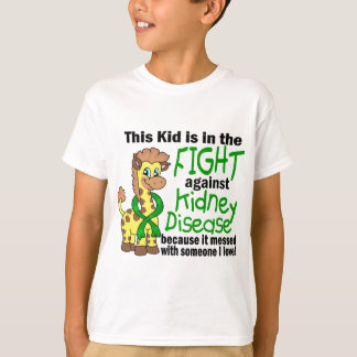 腎臓病に対する戦いの子供 Tシャツ