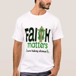 腎臓病の信頼の問題の十字1 Tシャツ