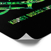 腎臓病の治癒を願う認識度 ポスター (角)