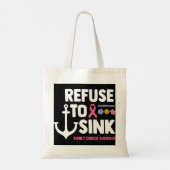 腎臓病は戦士キダンを沈めることを拒否する トートバッグ (裏面)