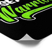 腎臓病デザイン戦士ギフト1 ポスター (角)