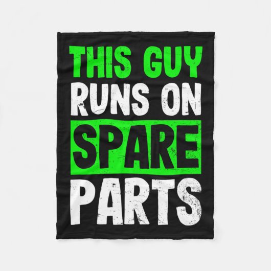 腎臓病デザイン走ギフト フリースブランケット (正面)