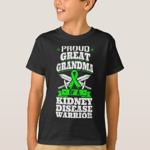 腎臓病素晴らし戦士の腎Ckのおばあちゃん Tシャツ