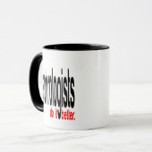 腎臓病者の方が冗談が好い マグカップ (正面左)