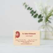 腎臓病診断医の名刺 名刺 (スタンド正面)