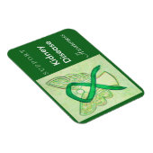 腎臓病認識度リボンエンジェルマグネット マグネット (右側)