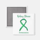腎臓病認識度リボンカスタムアートマグネット マグネット (正面/裏面)